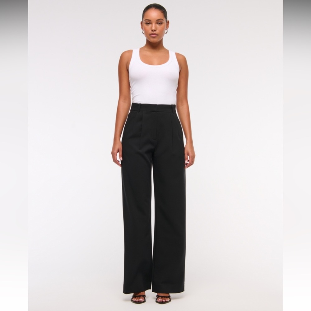 Abercrombie A&F Black Sloane Tailored Pant
